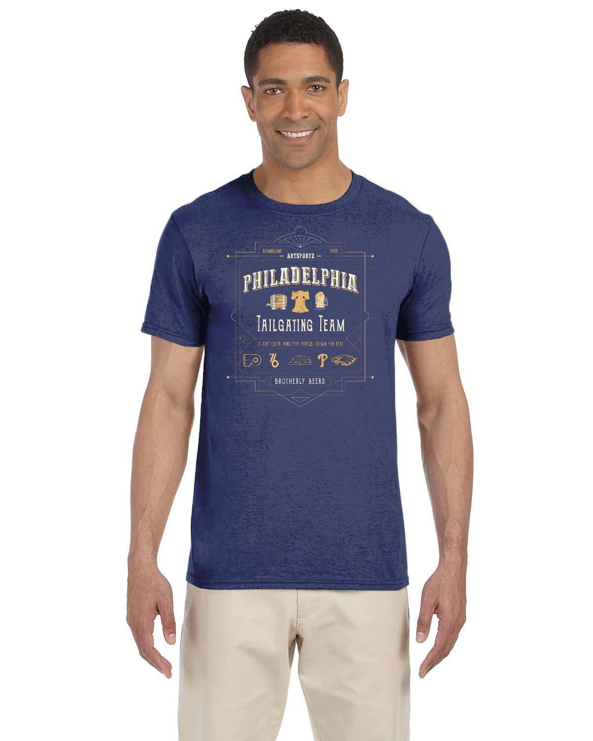 Philadelphia Tailgating Team Tee (Gildan Adult Softstyle 7.5 oz./lin. yd. T-Shirt | G640)