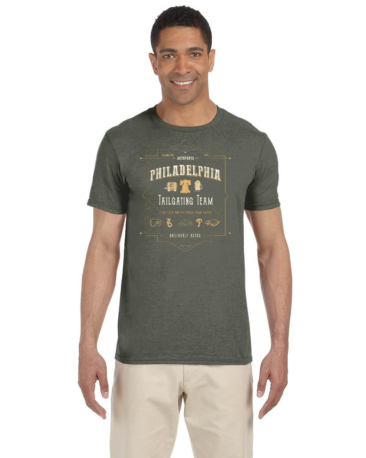 Philadelphia Tailgating Team Tee (Gildan Adult Softstyle 7.5 oz./lin. yd. T-Shirt | G640)