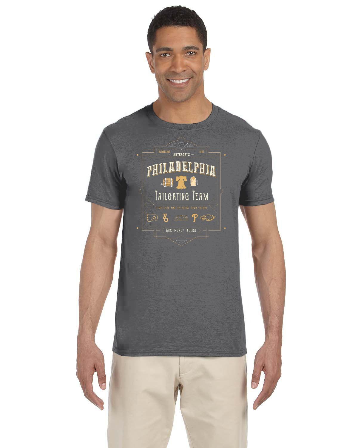 Philadelphia Tailgating Team Tee (Gildan Adult Softstyle 7.5 oz./lin. yd. T-Shirt | G640)