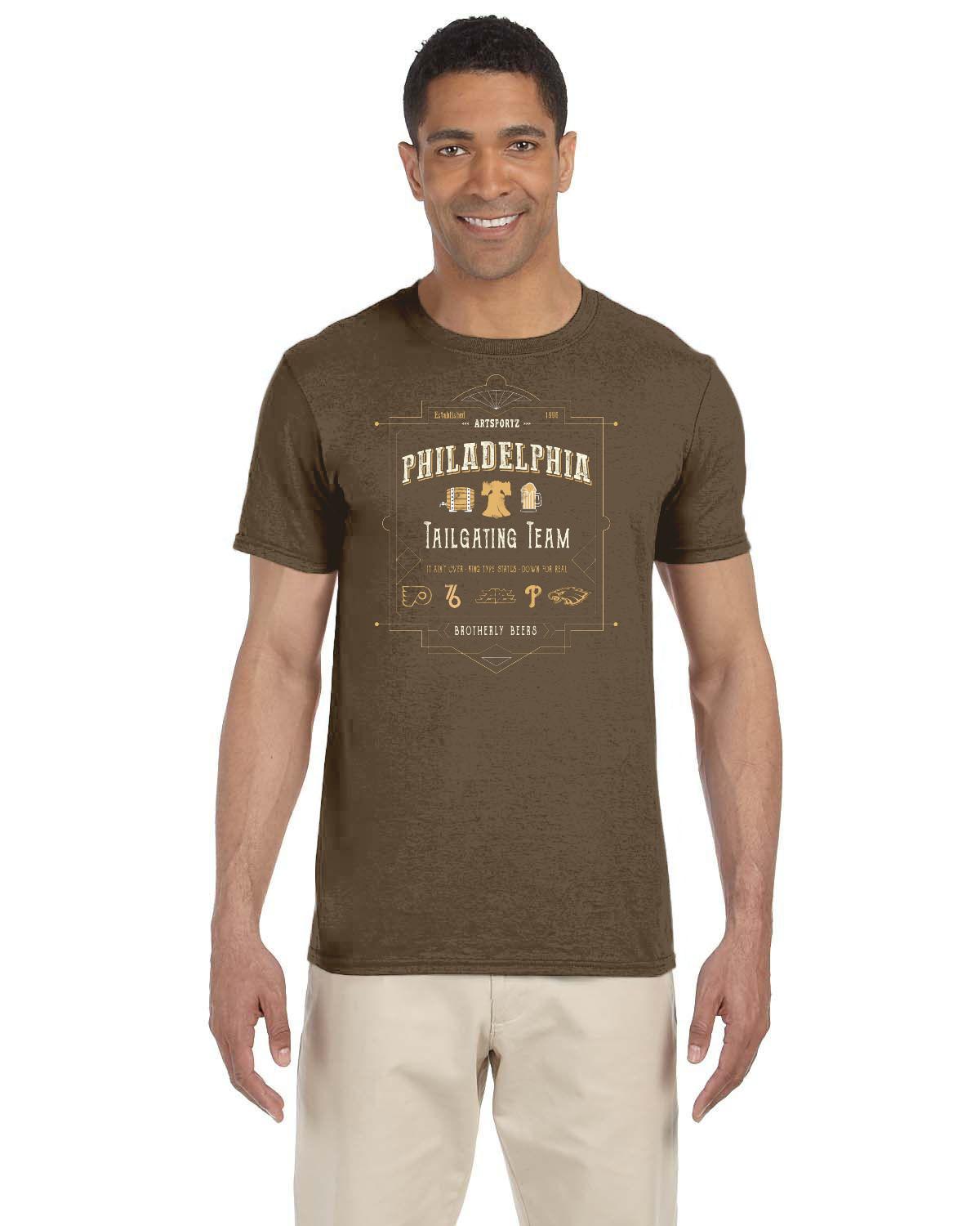 Philadelphia Tailgating Team Tee (Gildan Adult Softstyle 7.5 oz./lin. yd. T-Shirt | G640)