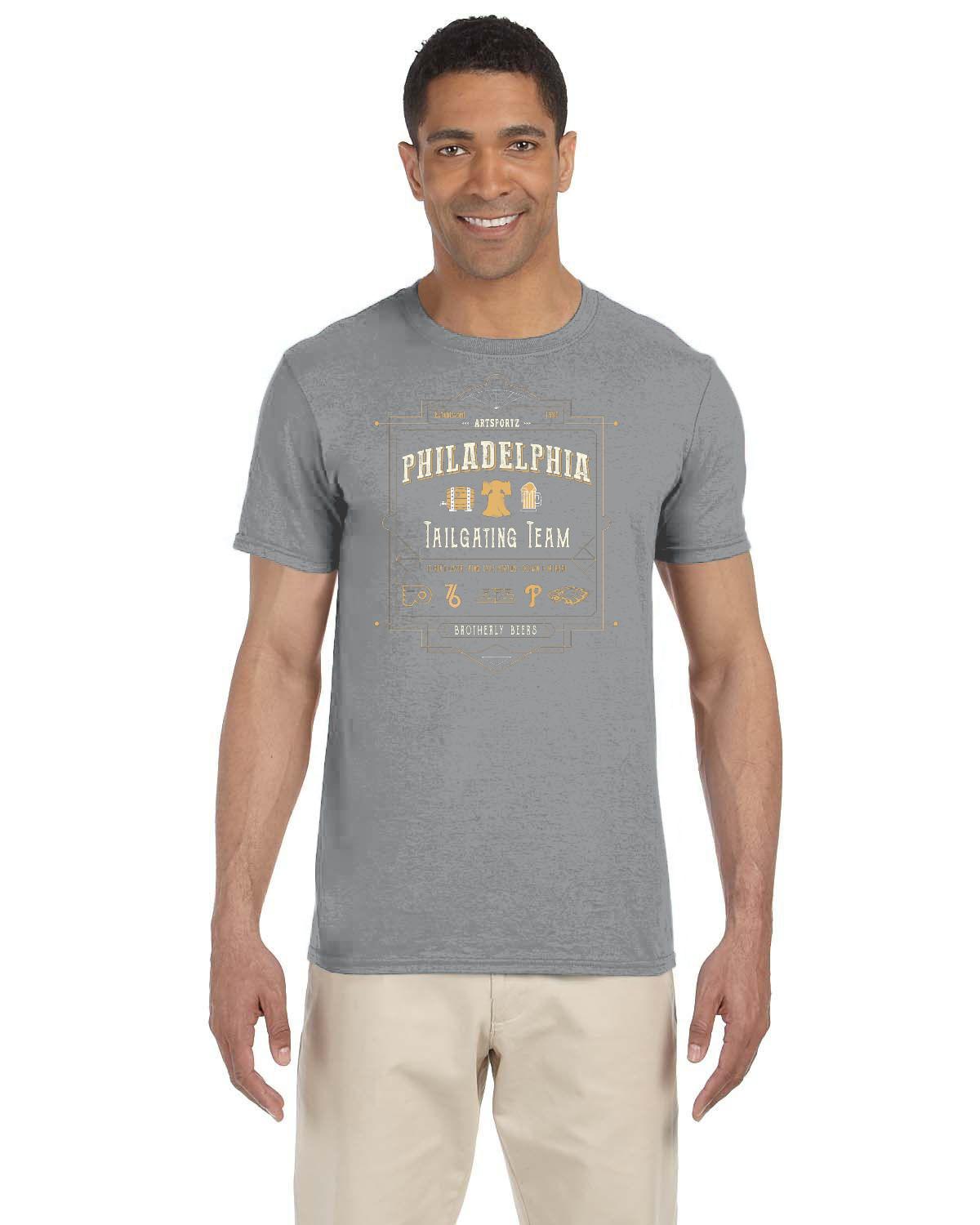 Philadelphia Tailgating Team Tee (Gildan Adult Softstyle 7.5 oz./lin. yd. T-Shirt | G640)