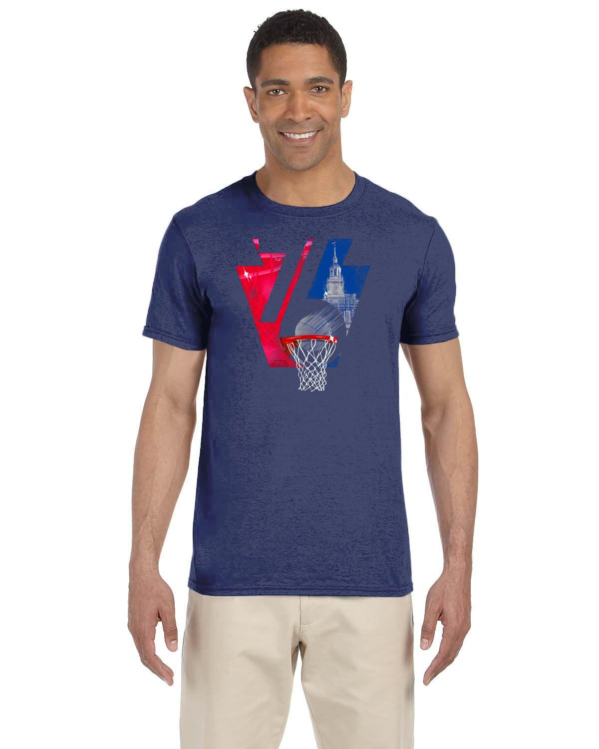 Phila 76 Keystone Tee (Gildan Adult Softstyle 7.5 oz./lin. yd. T-Shirt | G640)
