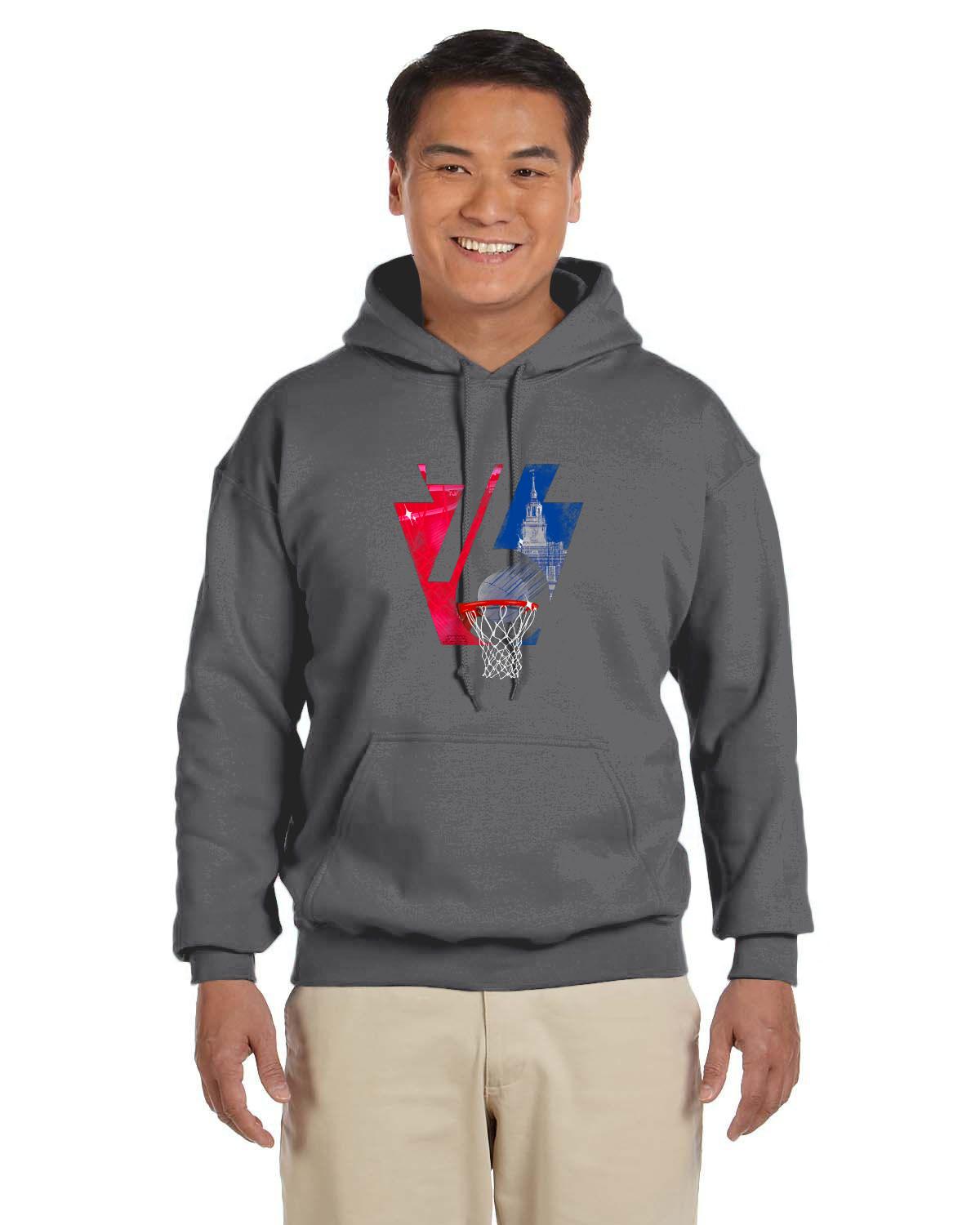 Phila 76 Keystone Hoodie (Gildan Adult Heavy Blend 13.3 oz./lin. yd., 50/50 Hood | G185)
