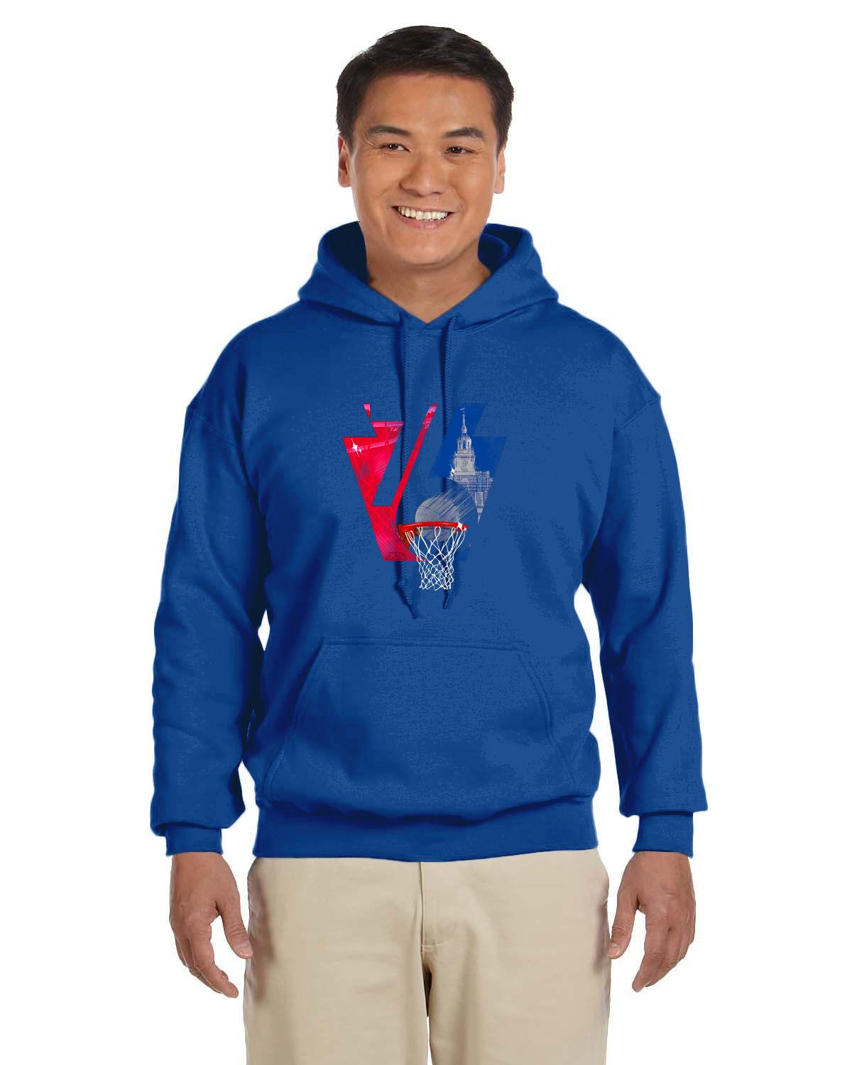 Phila 76 Keystone Hoodie (Gildan Adult Heavy Blend 13.3 oz./lin. yd., 50/50 Hood | G185)