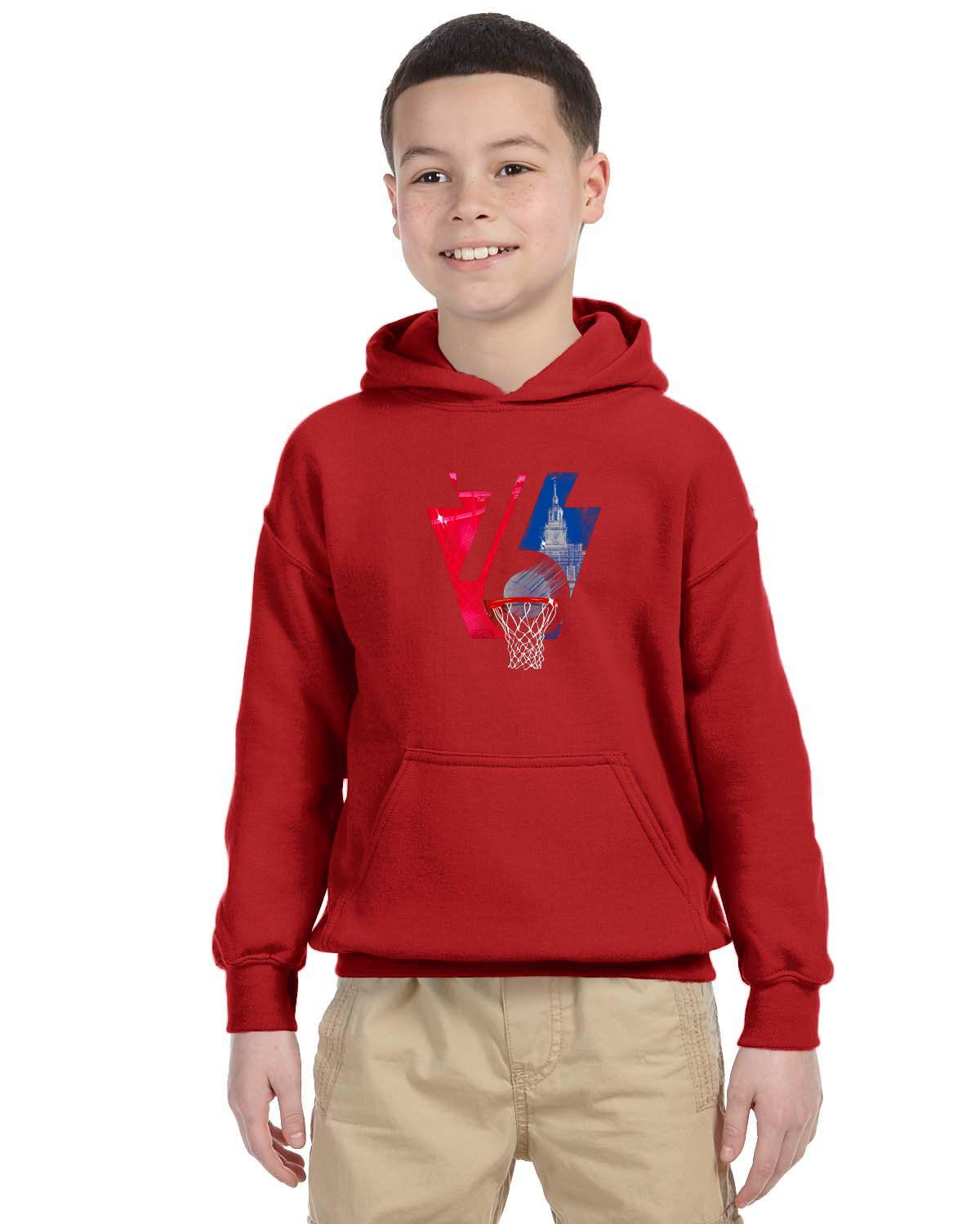Phila 76 Keystone Youth Hoodie (Gildan Youth Heavy Blend 13.3 oz./lin. yd., 50/50 Hood | G185B)