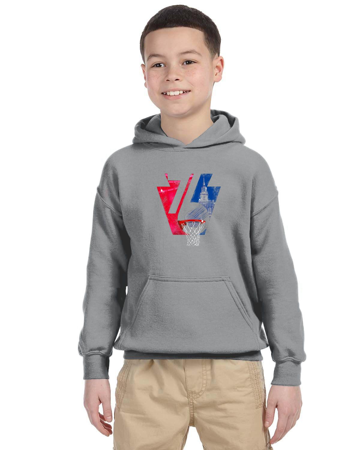 Phila 76 Keystone Youth Hoodie (Gildan Youth Heavy Blend 13.3 oz./lin. yd., 50/50 Hood | G185B)