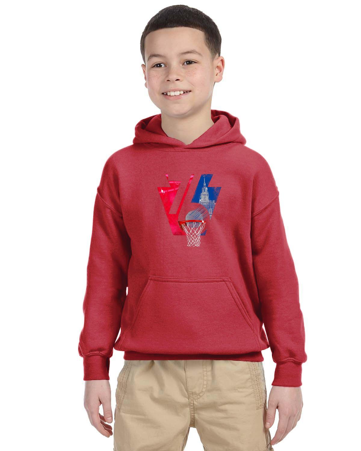 Phila 76 Keystone Youth Hoodie (Gildan Youth Heavy Blend 13.3 oz./lin. yd., 50/50 Hood | G185B)