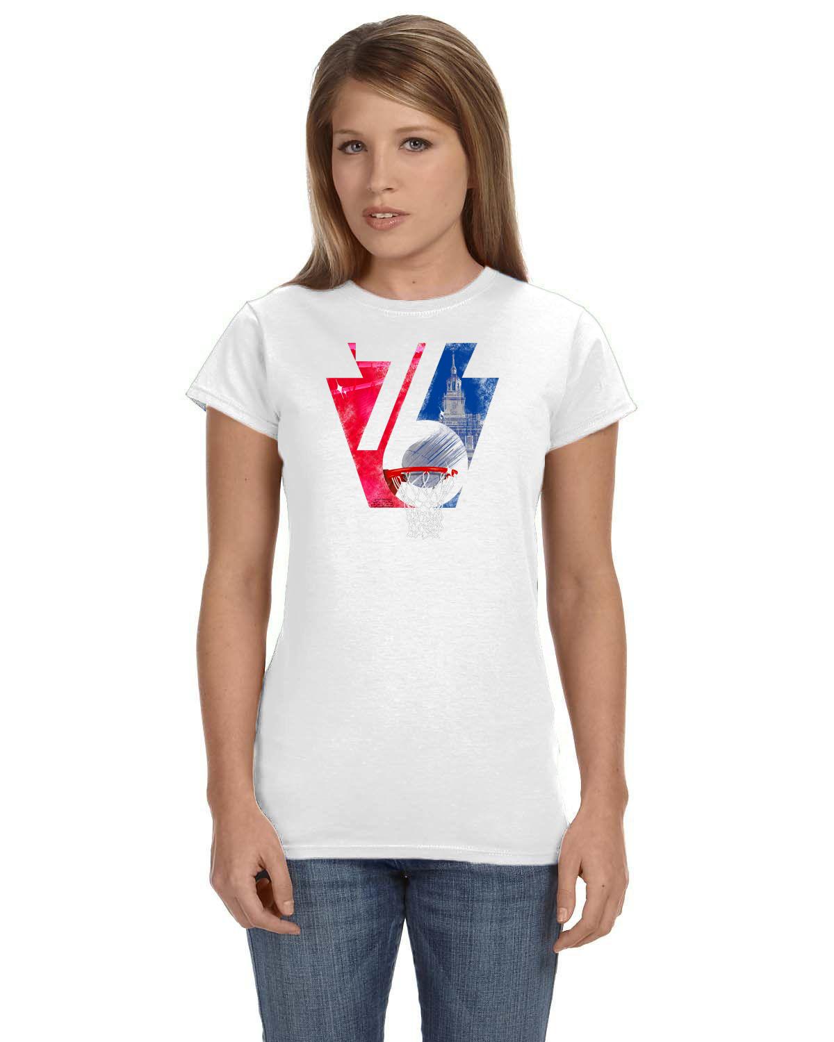 Phila 76 Keystone Ladies Tee (Gildan Ladies' Softstyle 7.5 oz./lin. yd. Fitted T-Shirt | G640L)