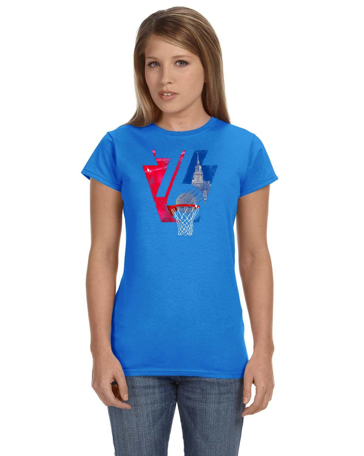 Phila 76 Keystone Ladies Tee (Gildan Ladies' Softstyle 7.5 oz./lin. yd. Fitted T-Shirt | G640L)