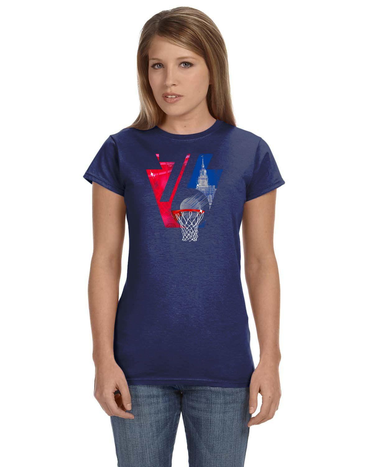 Phila 76 Keystone Ladies Tee (Gildan Ladies' Softstyle 7.5 oz./lin. yd. Fitted T-Shirt | G640L)
