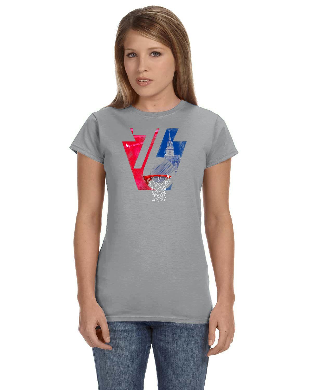Phila 76 Keystone Ladies Tee (Gildan Ladies' Softstyle 7.5 oz./lin. yd. Fitted T-Shirt | G640L)