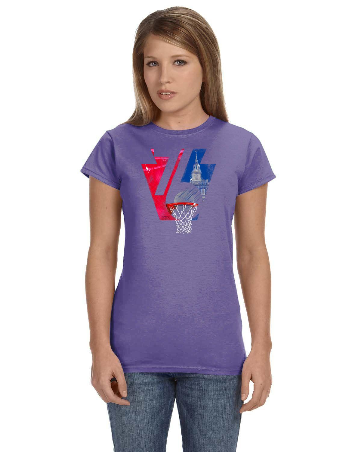 Phila 76 Keystone Ladies Tee (Gildan Ladies' Softstyle 7.5 oz./lin. yd. Fitted T-Shirt | G640L)