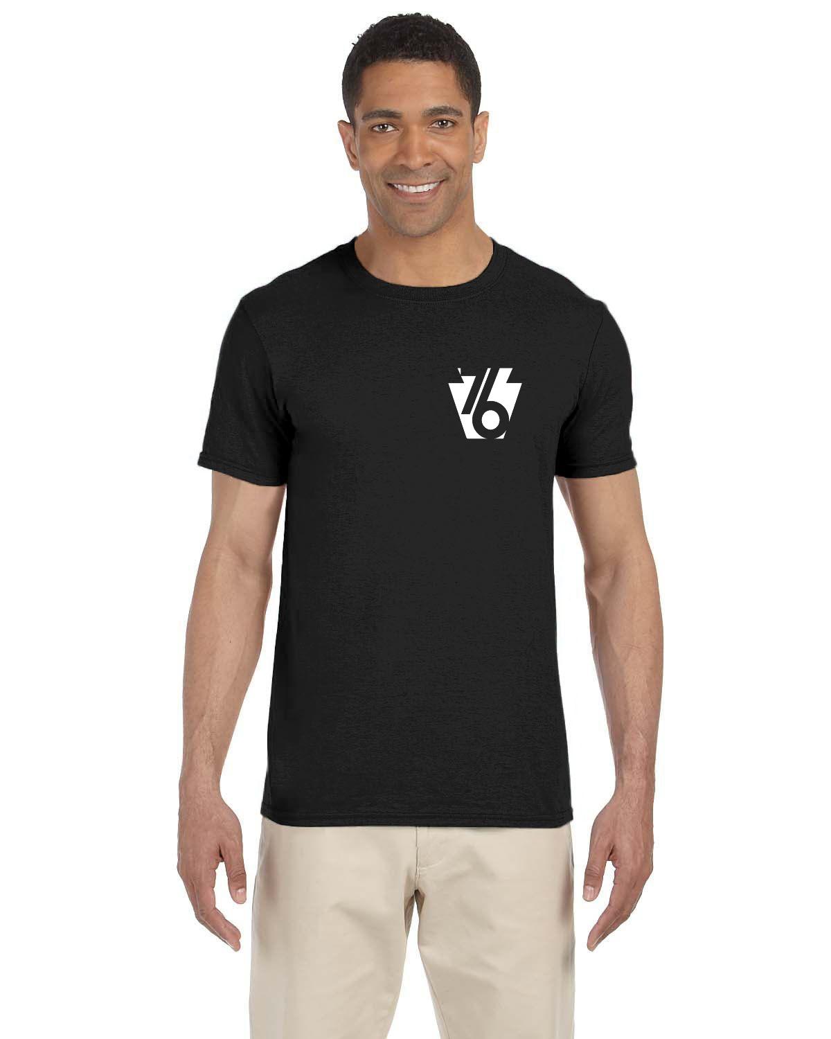 White 76 Keystone (Gildan Adult Softstyle 7.5 oz./lin. yd. T-Shirt | G640)