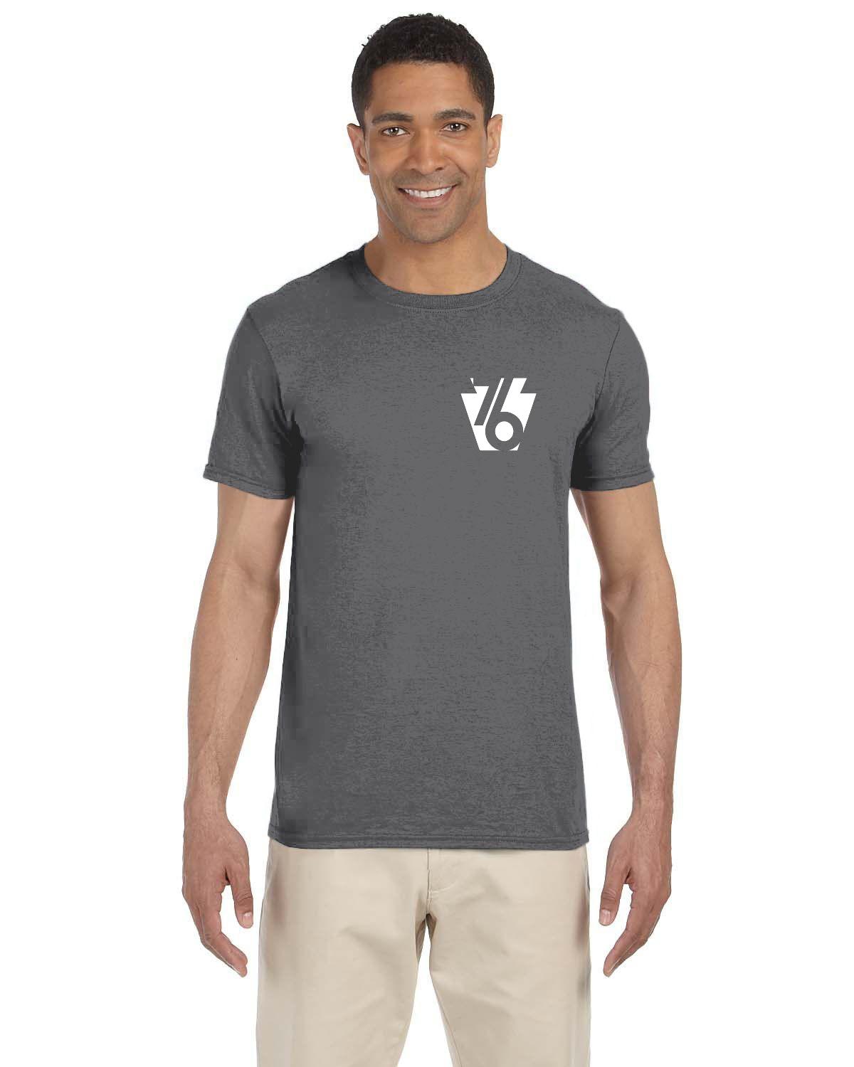 White 76 Keystone (Gildan Adult Softstyle 7.5 oz./lin. yd. T-Shirt | G640)