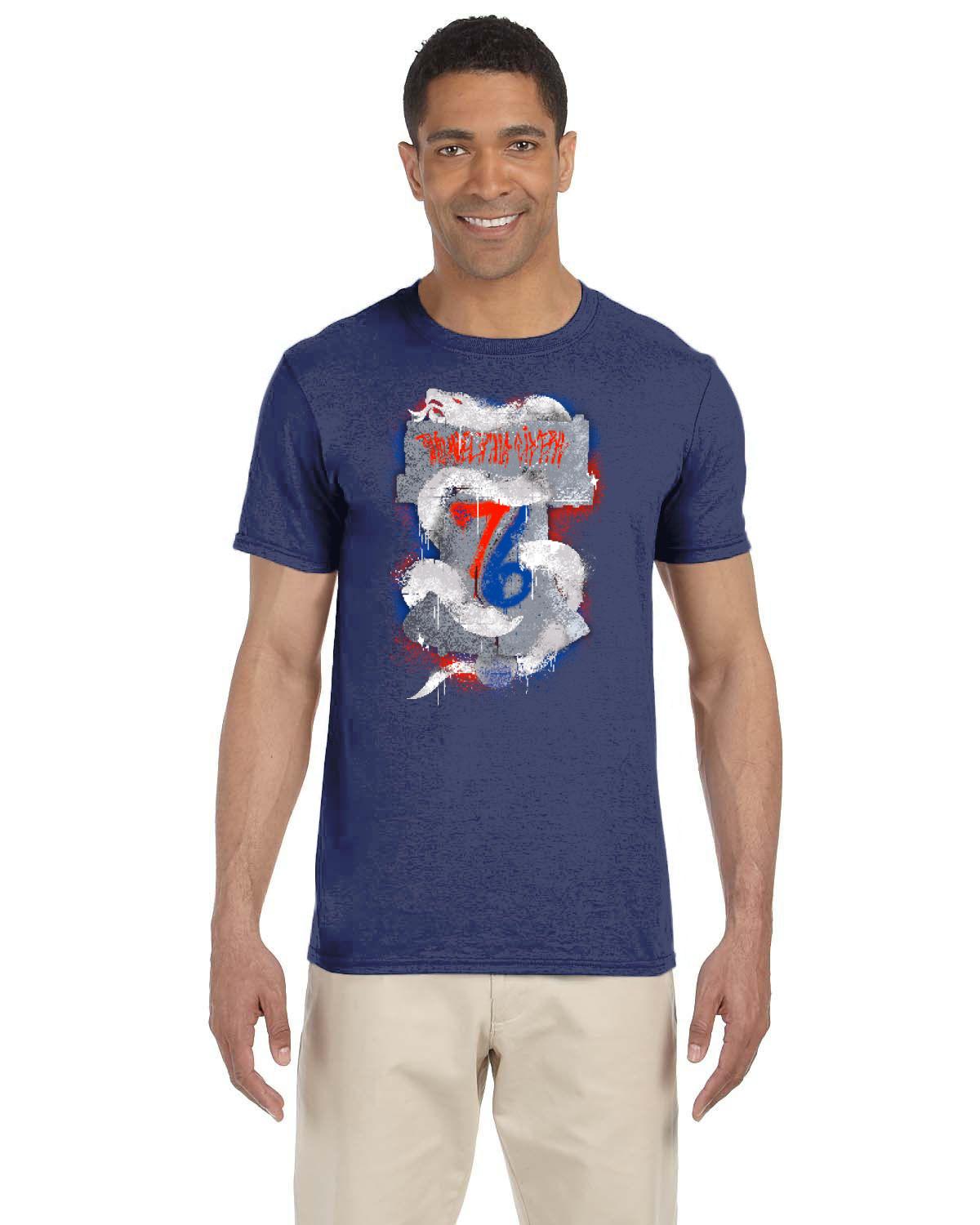 76 Liberty Bell Gildan Adult Softstyle 7.5 oz./lin. yd. T-Shirt | G640