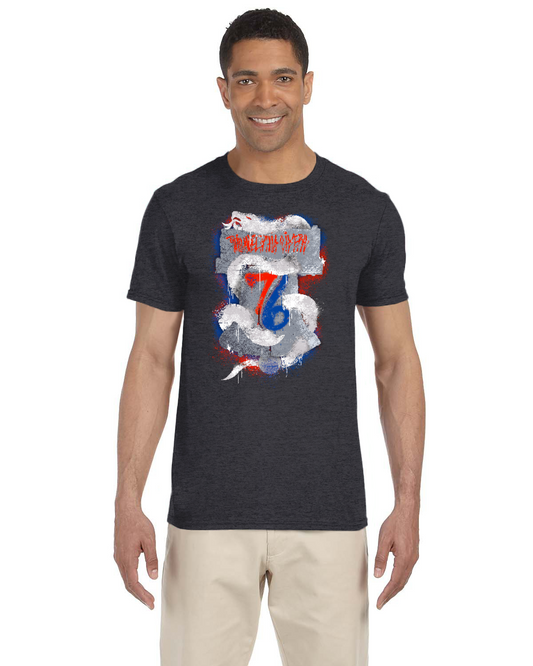 76 Liberty Bell Gildan Adult Softstyle 7.5 oz./lin. yd. T-Shirt | G640