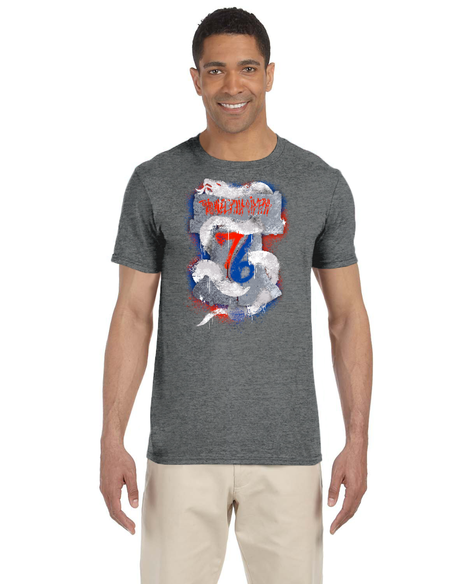 76 Liberty Bell Gildan Adult Softstyle 7.5 oz./lin. yd. T-Shirt | G640