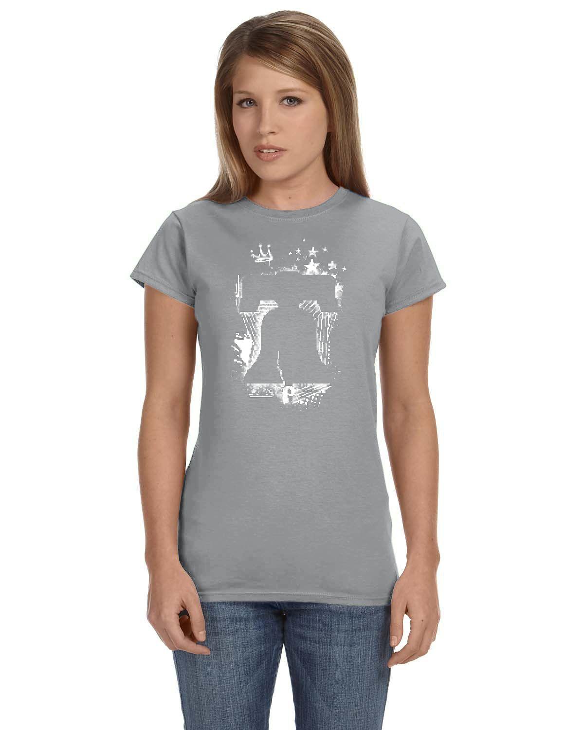 Ring The Bell White Gildan Ladies' Softstyle 7.5 oz./lin. yd. Fitted T-Shirt | G640L
