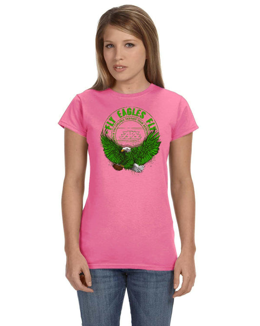 Fly Eagles Fly 2021 Gildan Ladies' Softstyle 7.5 oz./lin. yd. Fitted T-Shirt | G640L