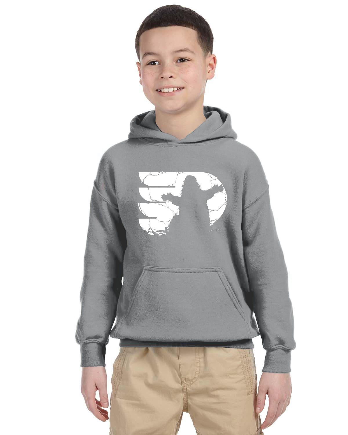 Gritty "Oh Yeah" Gildan Youth Heavy Blend 13.3 oz./lin. yd., 50/50 Hood | G185B