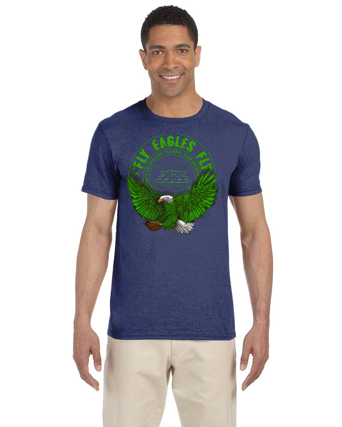 FLY EAGLES FLY 2021 Gildan Adult Softstyle 7.5 oz./lin. yd. T-Shirt | G640.