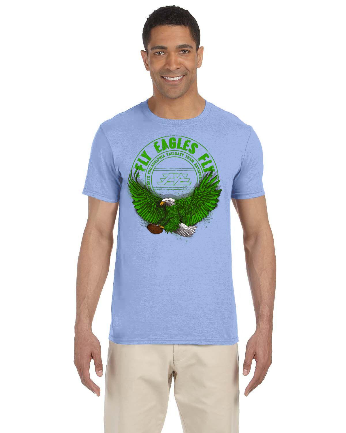 FLY EAGLES FLY 2021 Gildan Adult Softstyle 7.5 oz./lin. yd. T-Shirt | G640.