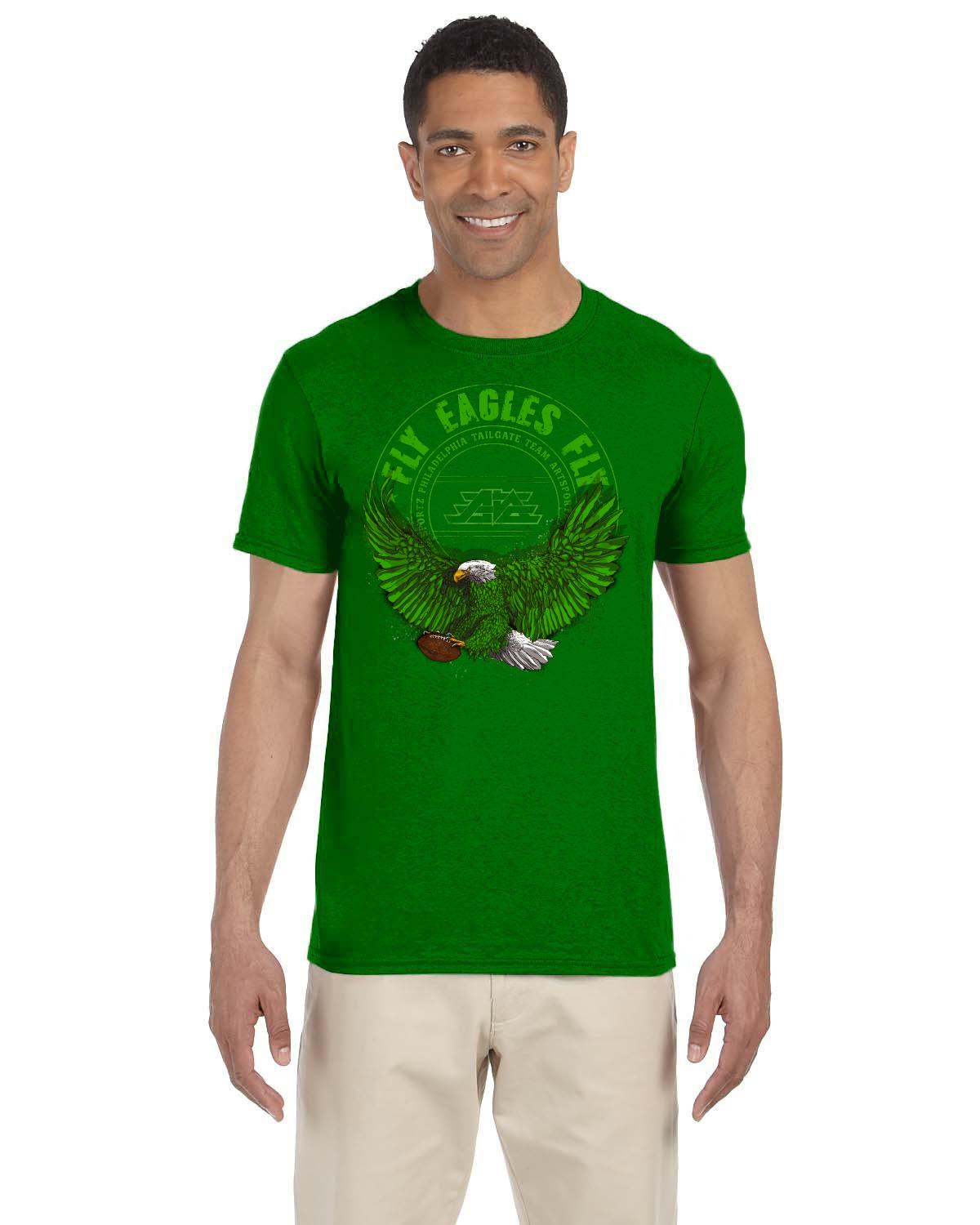 FLY EAGLES FLY 2021 Gildan Adult Softstyle 7.5 oz./lin. yd. T-Shirt | G640.
