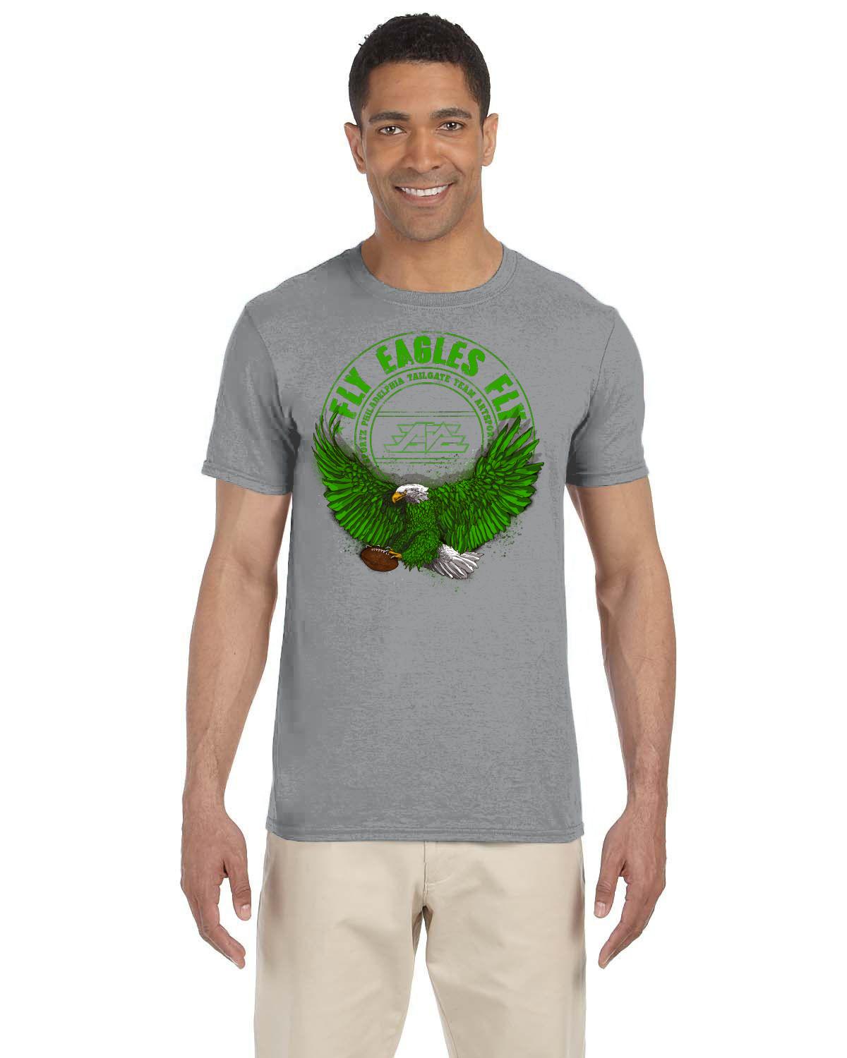 FLY EAGLES FLY 2021 Gildan Adult Softstyle 7.5 oz./lin. yd. T-Shirt | G640.