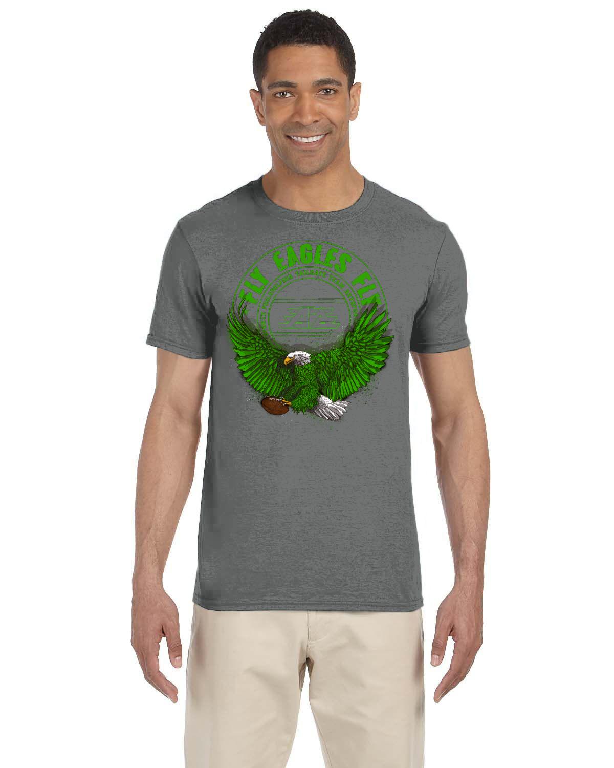 FLY EAGLES FLY 2021 Gildan Adult Softstyle 7.5 oz./lin. yd. T-Shirt | G640.