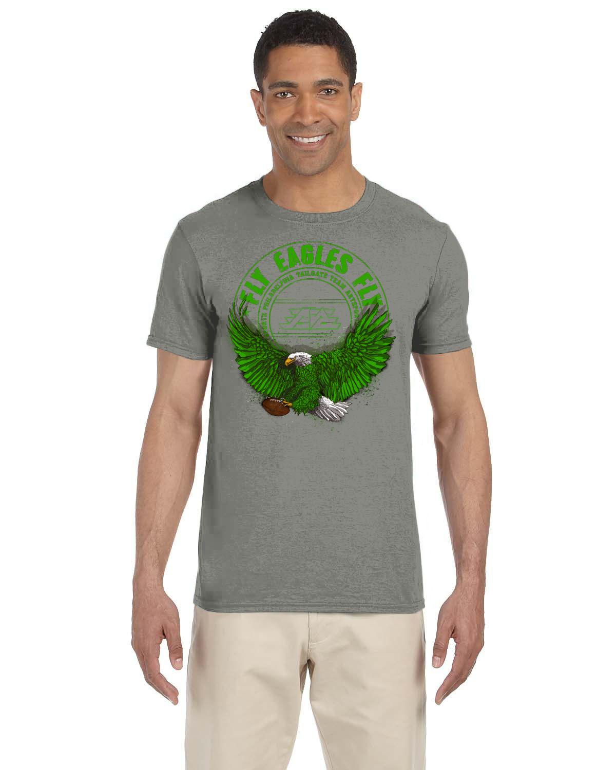 FLY EAGLES FLY 2021 Gildan Adult Softstyle 7.5 oz./lin. yd. T-Shirt | G640.