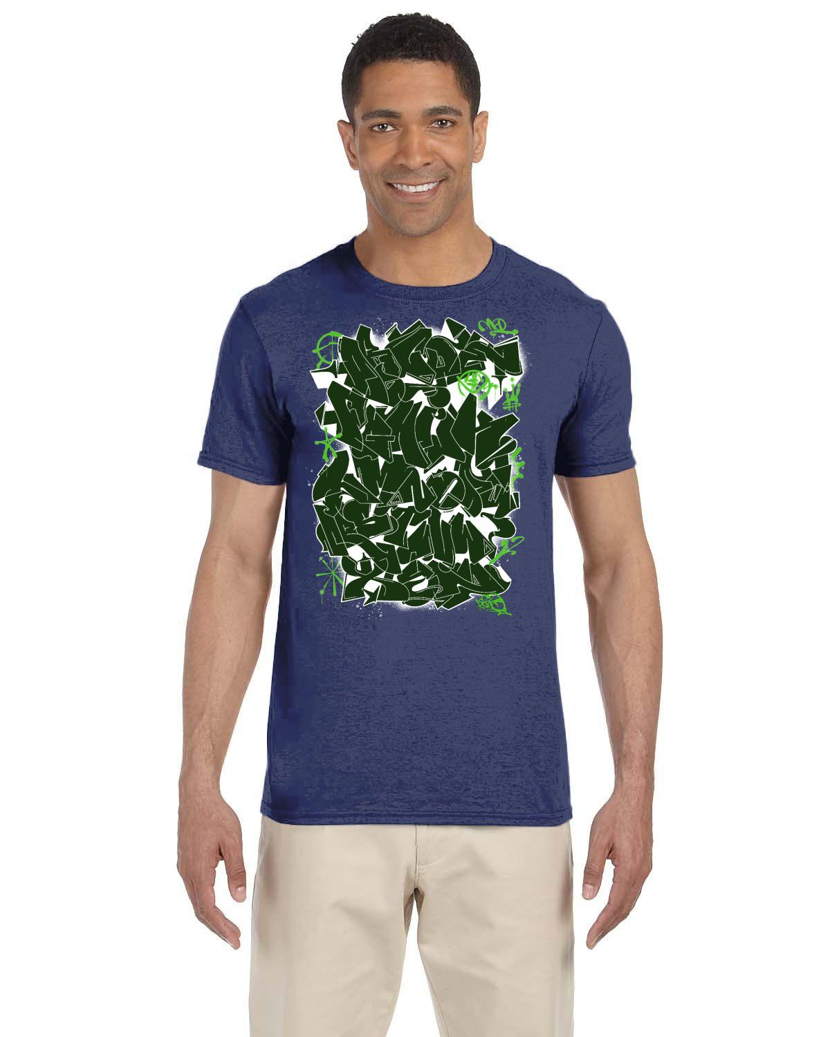 ABC Green Gildan Adult Softstyle 7.5 oz./lin. yd. T-Shirt | G640