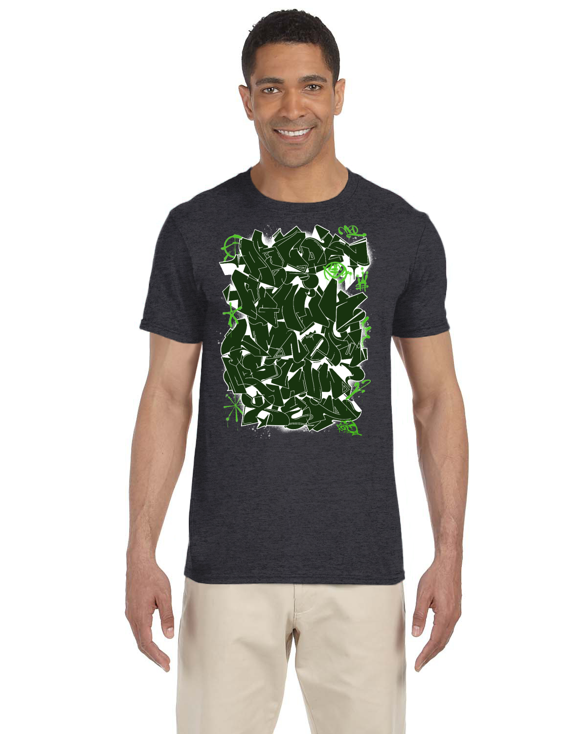 ABC Green Gildan Adult Softstyle 7.5 oz./lin. yd. T-Shirt | G640
