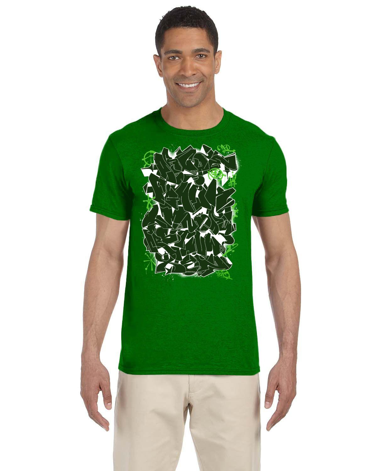ABC Green Gildan Adult Softstyle 7.5 oz./lin. yd. T-Shirt | G640
