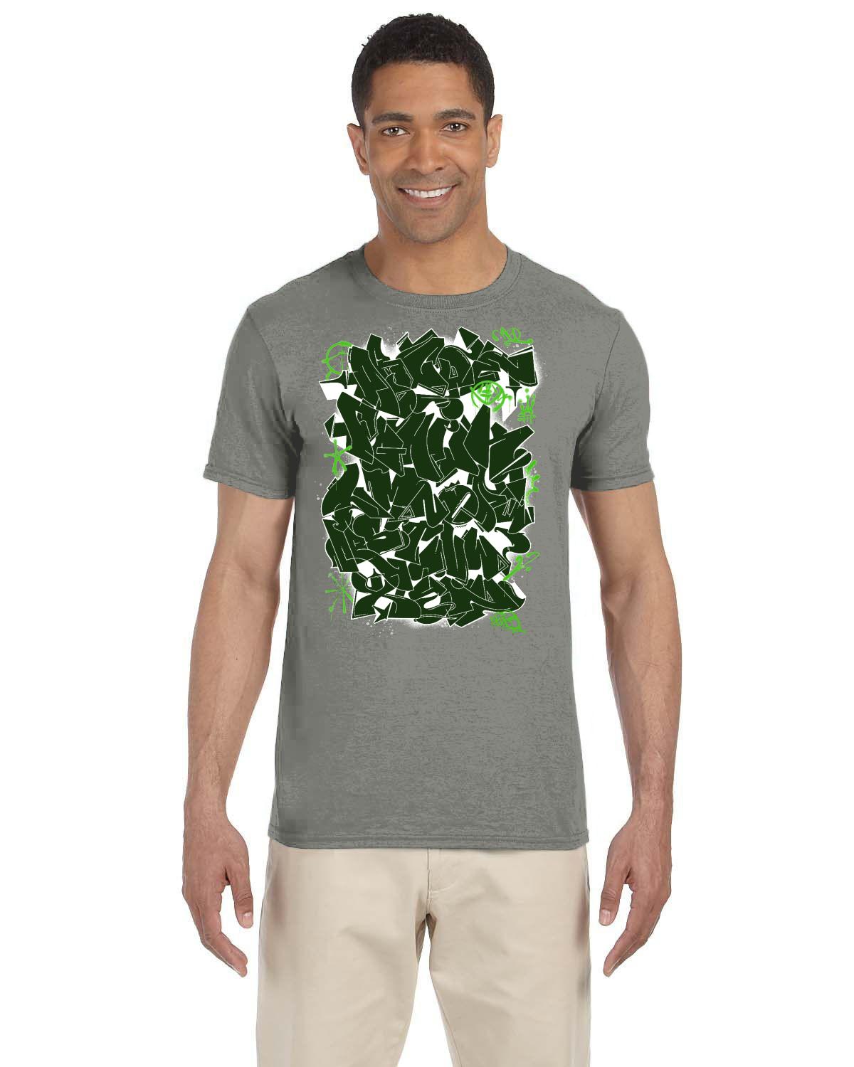 ABC Green Gildan Adult Softstyle 7.5 oz./lin. yd. T-Shirt | G640