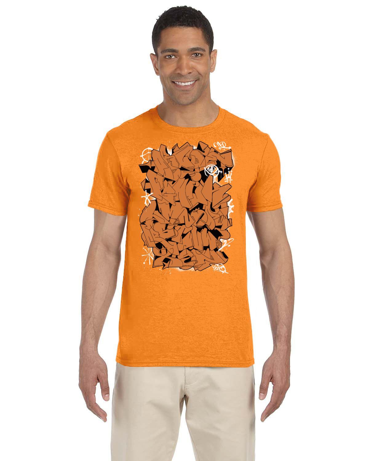 ABC Orange Gildan Adult Softstyle 7.5 oz./lin. yd. T-Shirt | G640