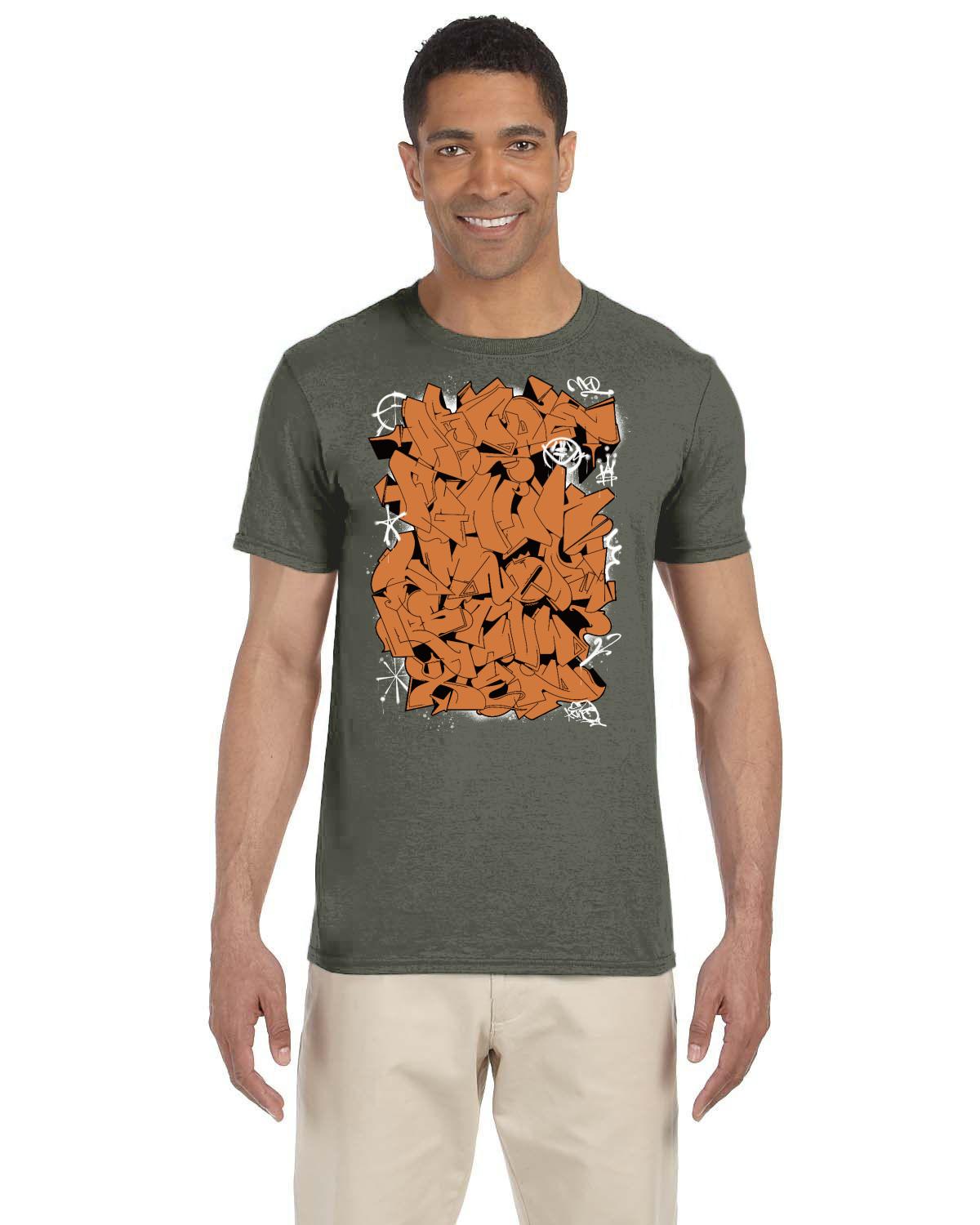 ABC Orange Gildan Adult Softstyle 7.5 oz./lin. yd. T-Shirt | G640