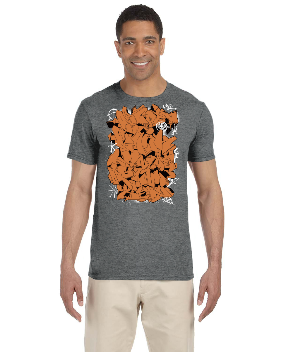 ABC Orange Gildan Adult Softstyle 7.5 oz./lin. yd. T-Shirt | G640