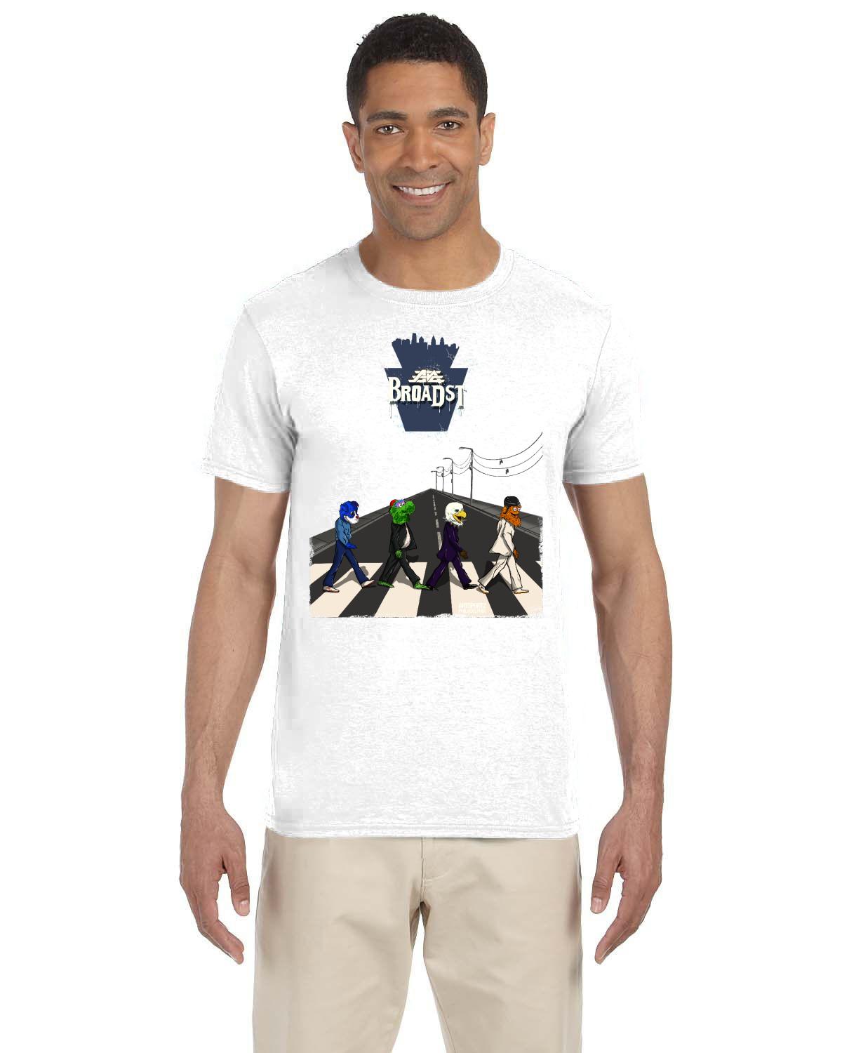 Broad Street Crossing Abbey Road Gildan Adult Softstyle 7.5 oz./lin. yd. T-Shirt | G640