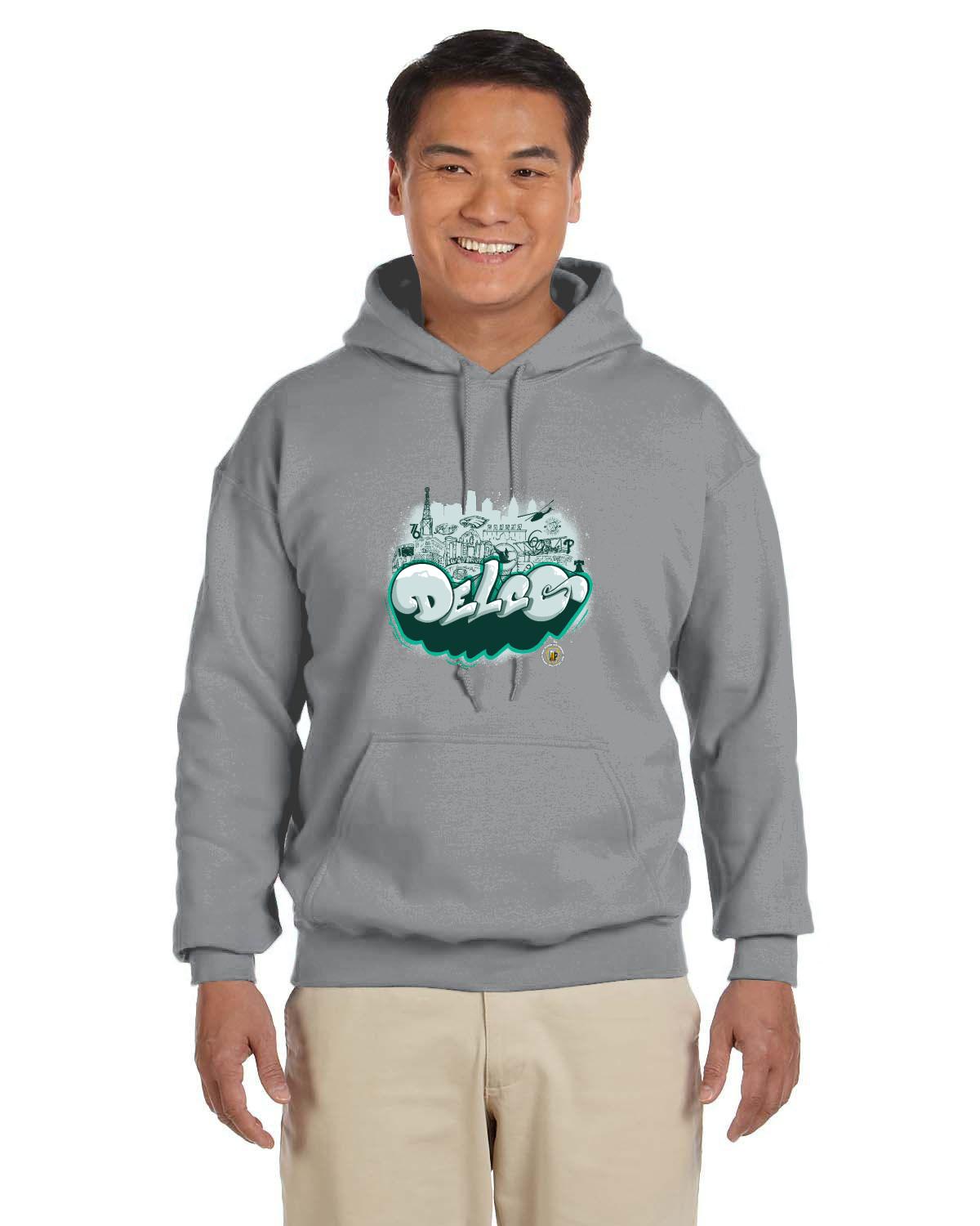 Delco Tailgate Tour Gildan Adult Heavy Blend 13.3 oz./lin. yd., 50/50 Hood | G185
