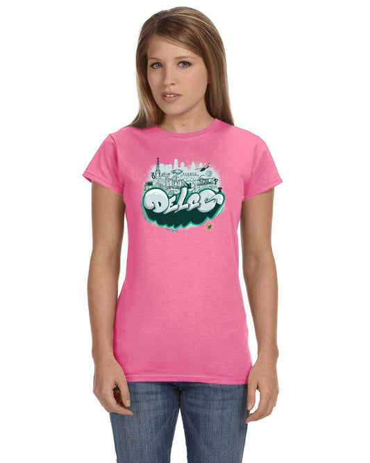 Delco Tailgate Tour Gildan Ladies' Softstyle 7.5 oz./lin. yd. Fitted T-Shirt | G640L