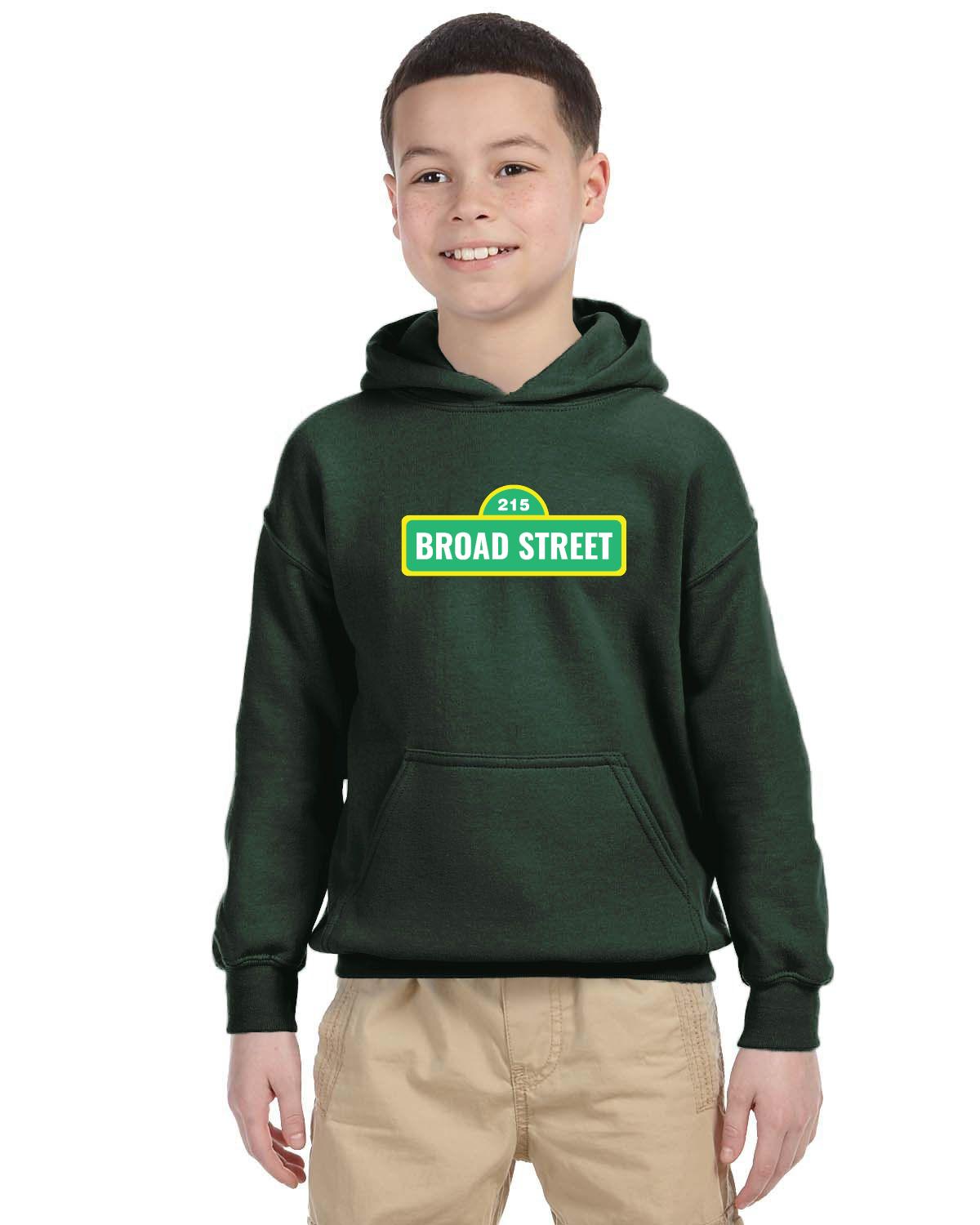 Sunny Dayz AM Gildan Youth Heavy Blend 13.3 oz./lin. yd., 50/50 Hood | G185B