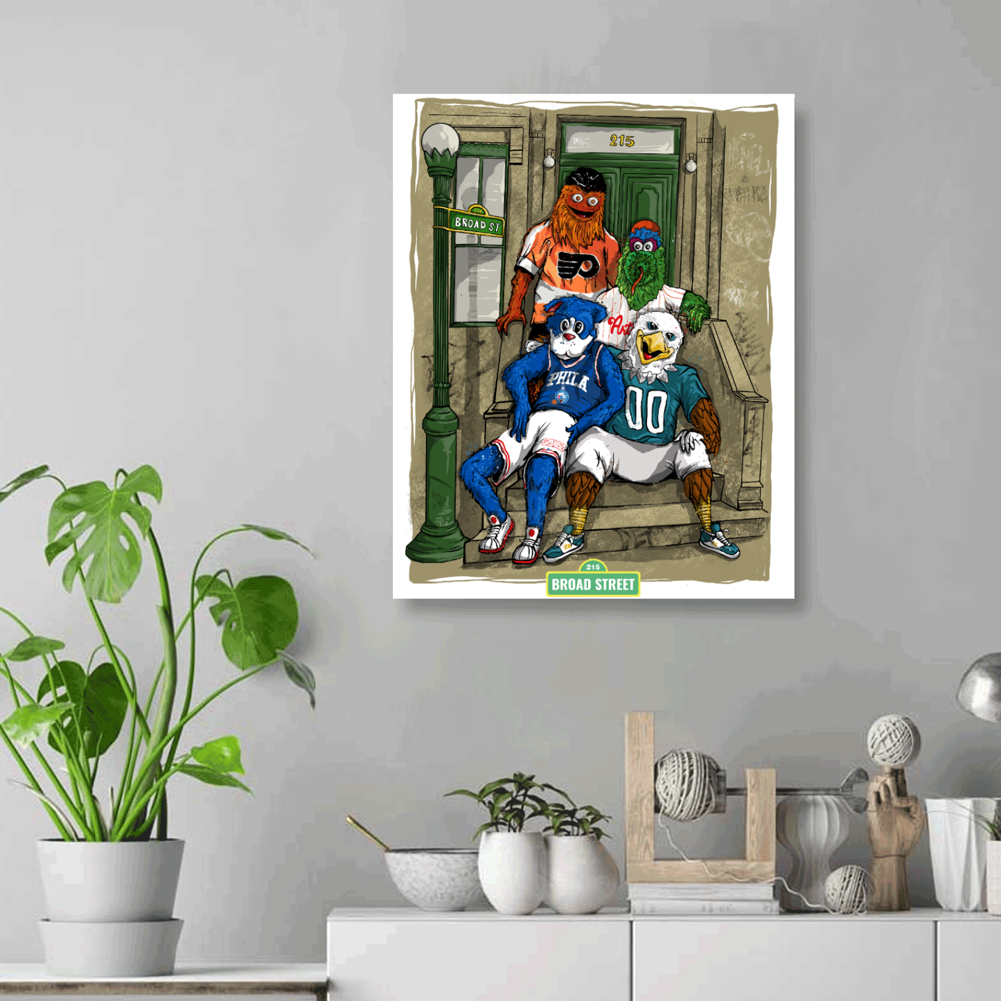 Sunny Dayz AM 15mil Canvas mounted on stretcher bars