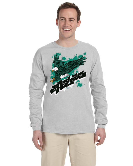 Eagles Fly 2022 Gildan Adult Ultra Cotton 10 oz./lin. yd. Long-Sleeve T-Shirt | G240