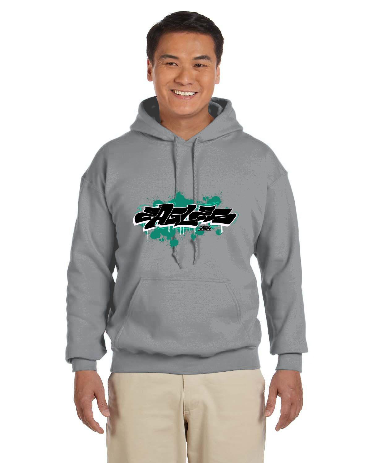 EAGLES FLY 2022 Gildan Adult Heavy Blend 13.3 oz./lin. yd., 50/50 Hood | G185