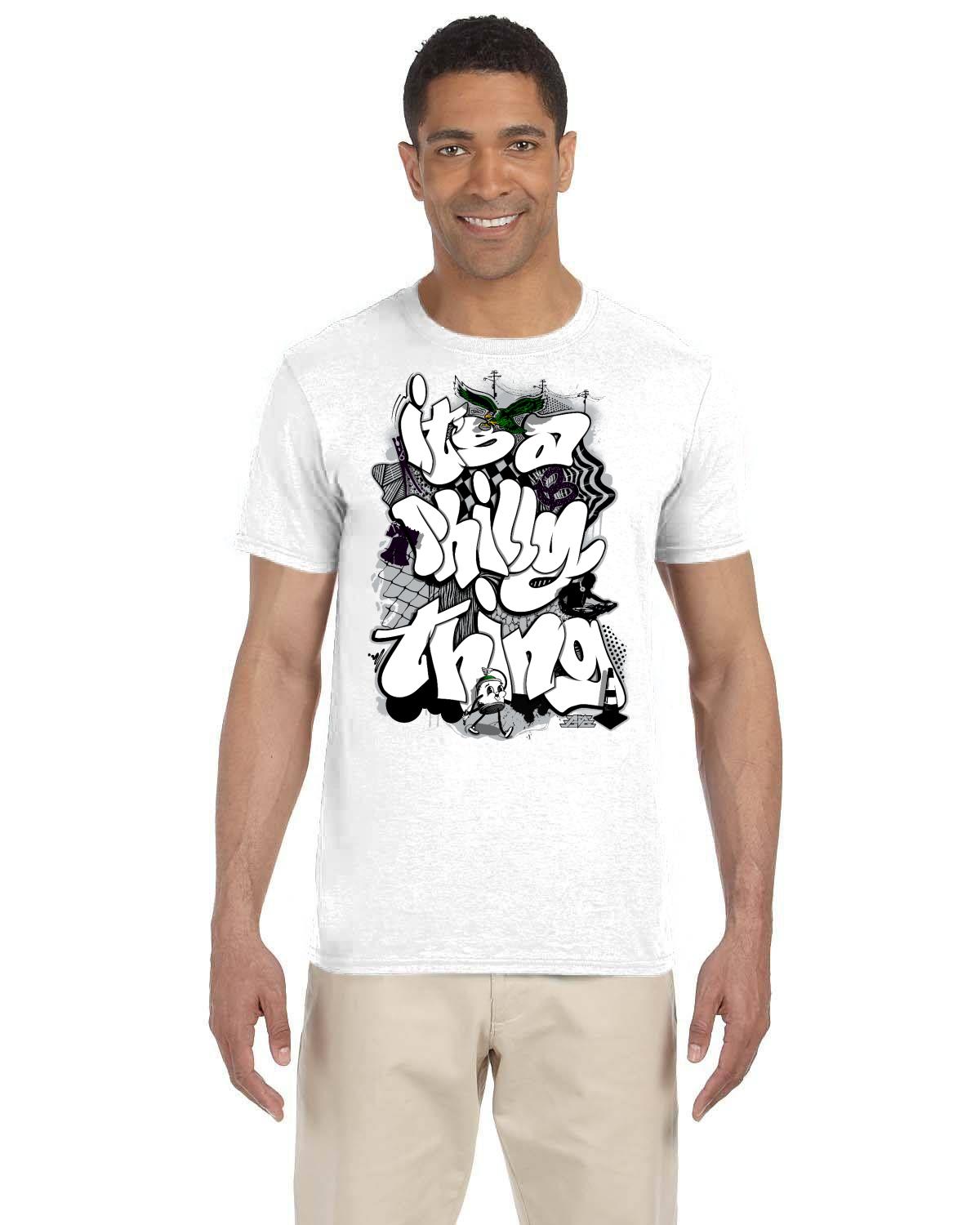 It's A Philly Thing White Gildan Adult Softstyle 7.5 oz./lin. yd. T-Shirt | G640