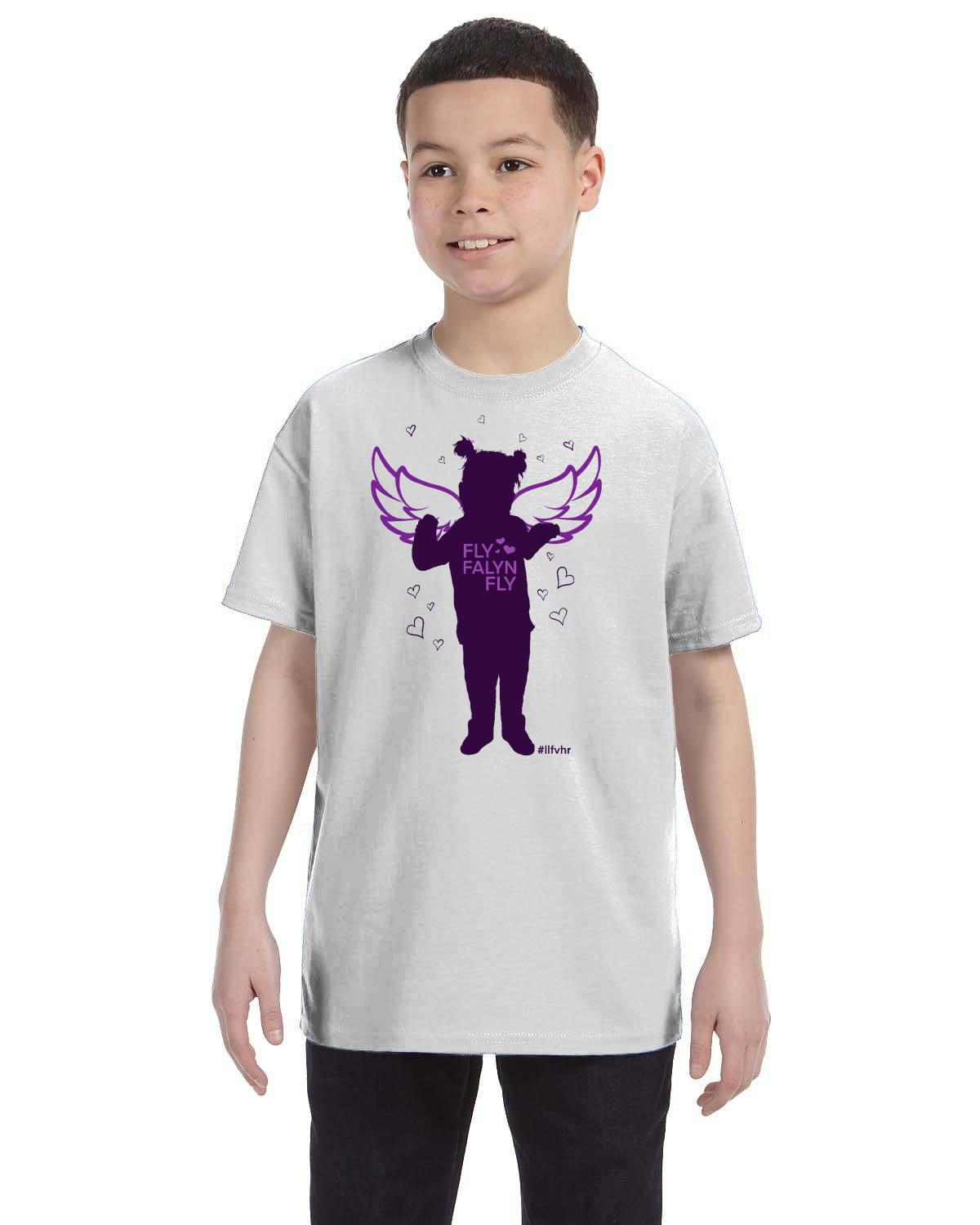 Fly Falyn Fly #llfvhr Gildan Youth Heavy Cotton 8.8 oz./lin. yd. T-Shirt | G500B