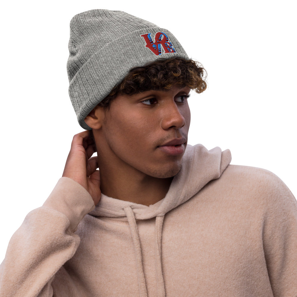 Love Park Recycled cuffed beanie