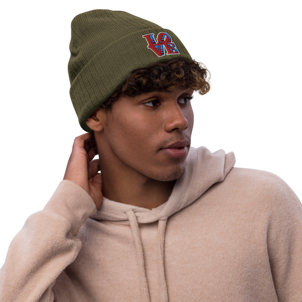 Love Park Recycled cuffed beanie