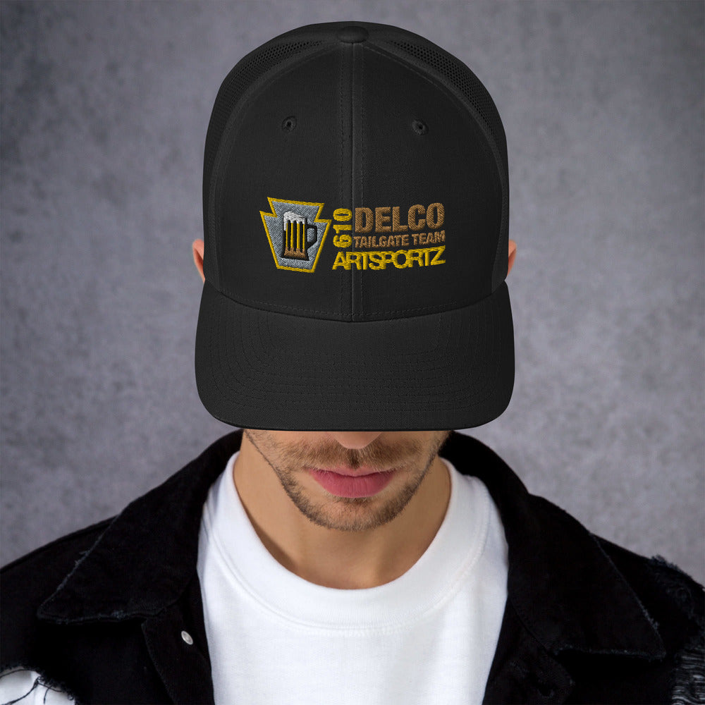 Delco Tailgate Team Trucker Cap