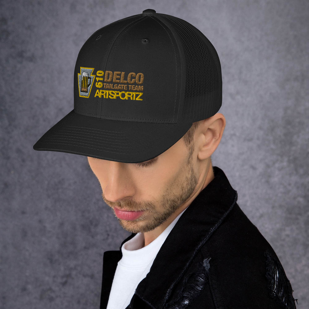 Delco Tailgate Team Trucker Cap